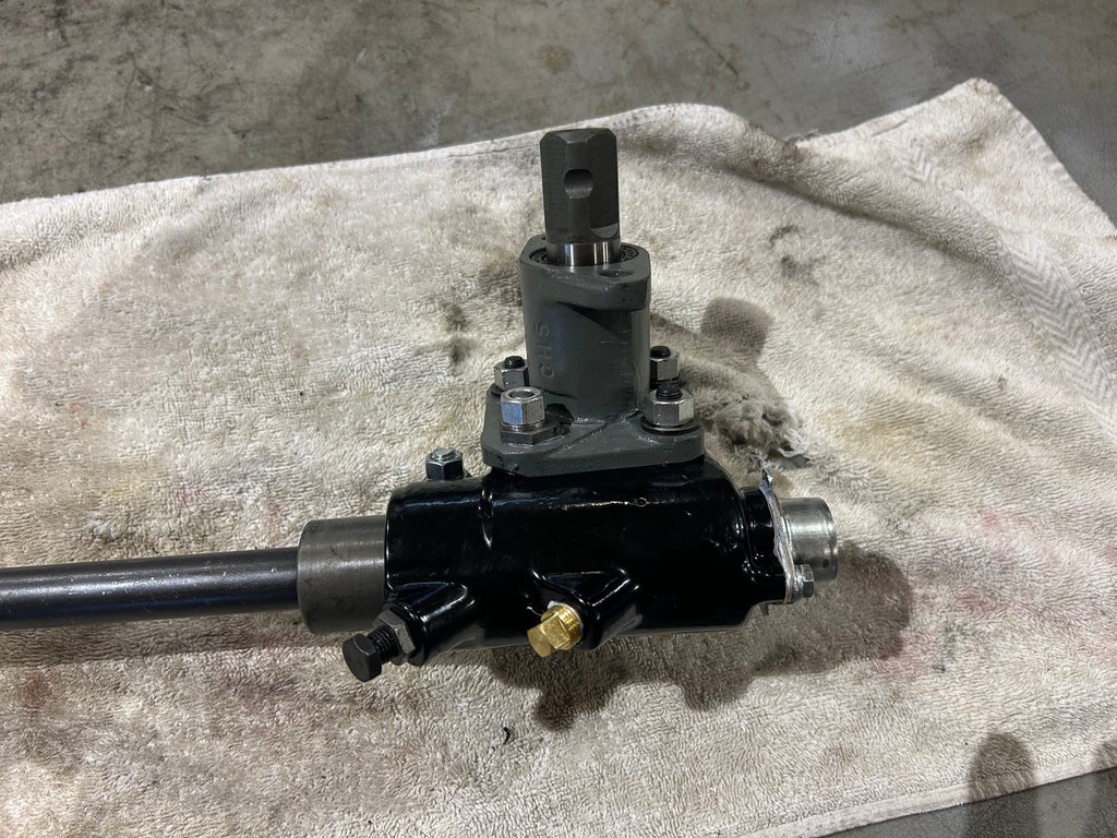 Rebuilt Two-Tooth Steering Box - 43" Steering Shaft
